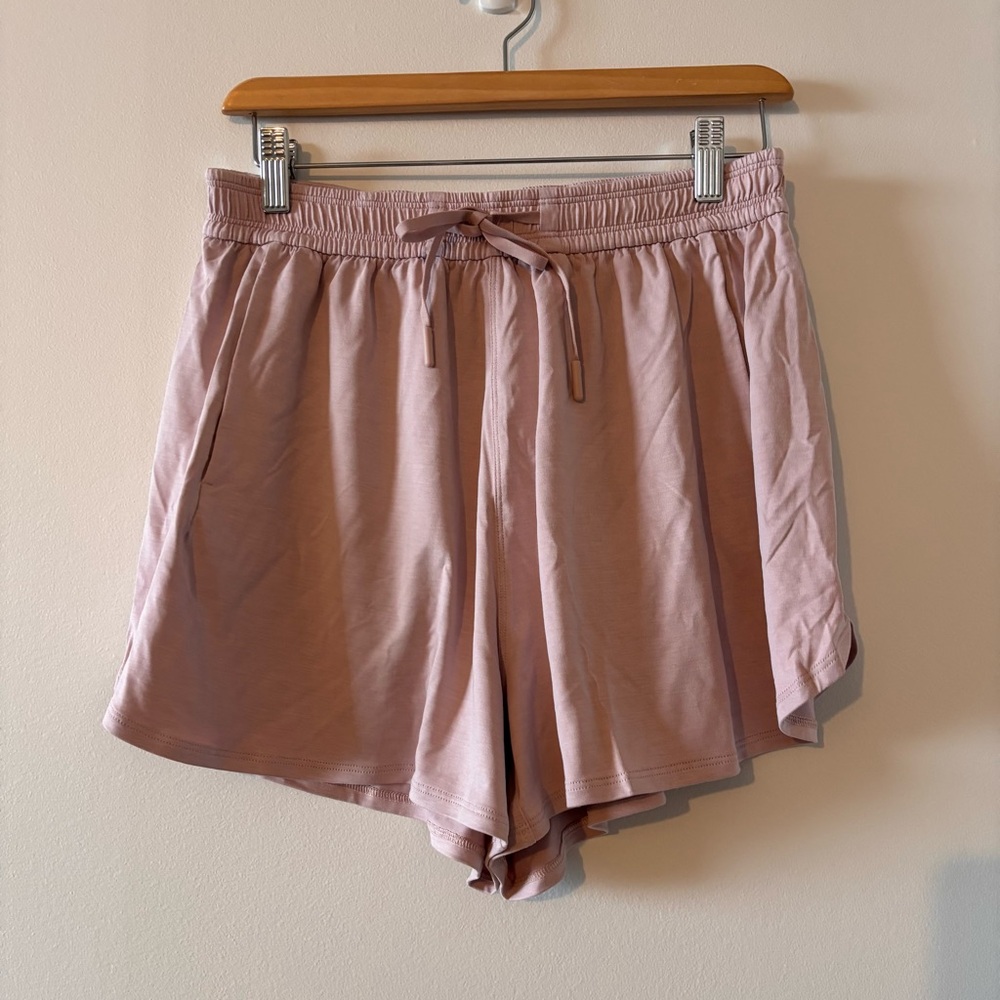 NWOT Lululemon Light Pink Athletic Shorts Size M